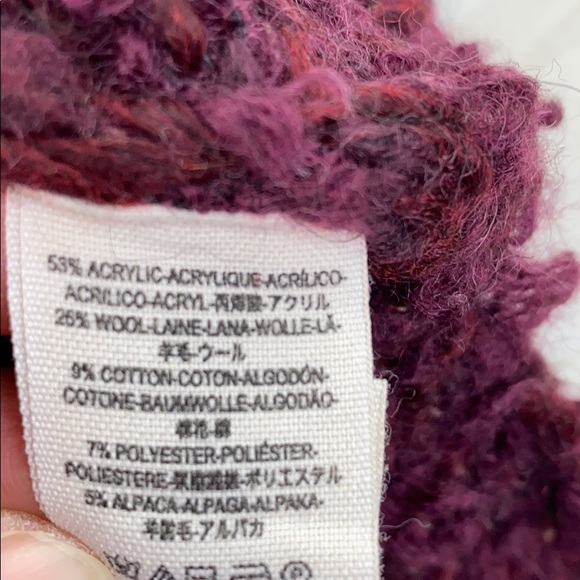 FREE PEOPLE Fuzzy Fair Isle Sweater Cozy Oversized - Picture 9 of 15